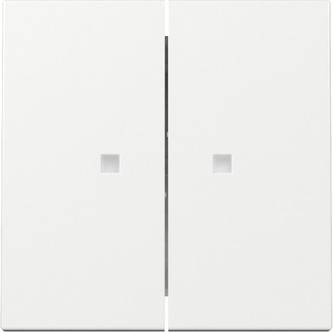 1St. Gira 363103 Wippe 2-fach Kontrollfenster System 55 reinweiß glänzend