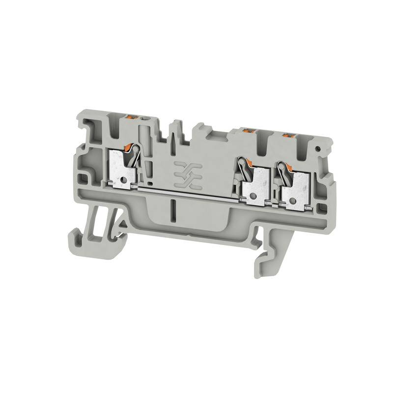 Weidmüller 2534490000 Durchgangsklemme 3.50 mm Zugfeder Lichtgrau 50 St.
