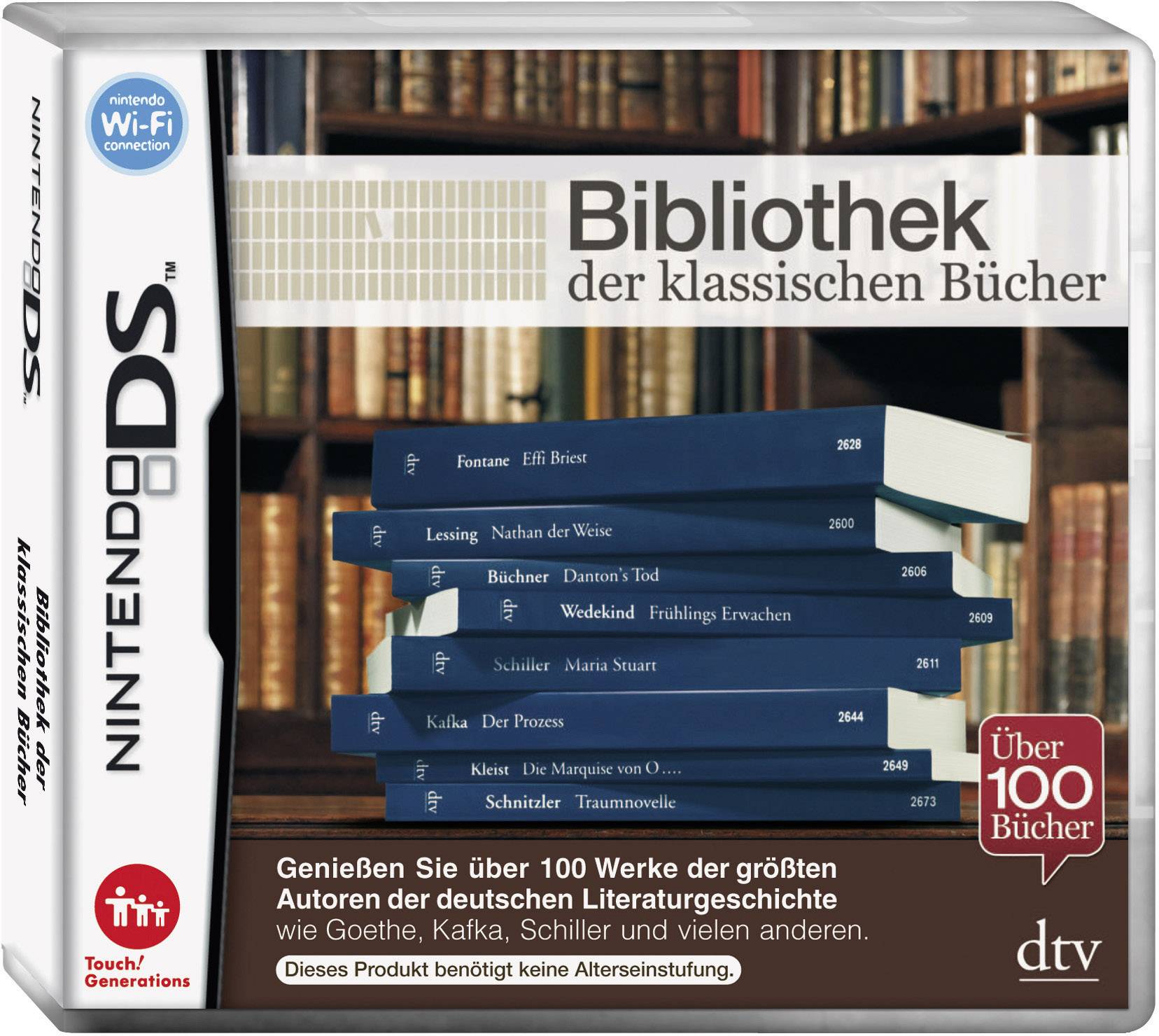 Bibliothek der klassischen Bücher Nintendo DS, Nintendo 3DS & 2DS