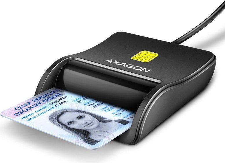 AXAGON SmartCard-Leser (Tracks 0 und 1) - USB2.0