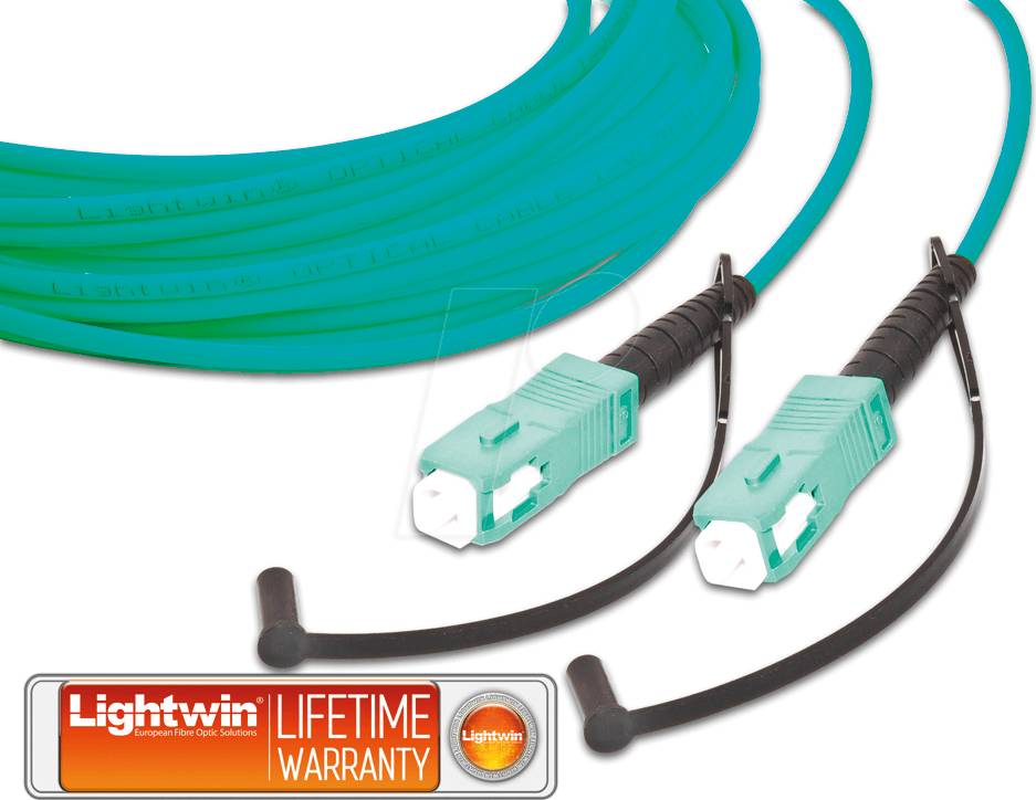 LIGHTWIN - High Quality Simplex LWL Patchkabel, MM OM3, SC - SC