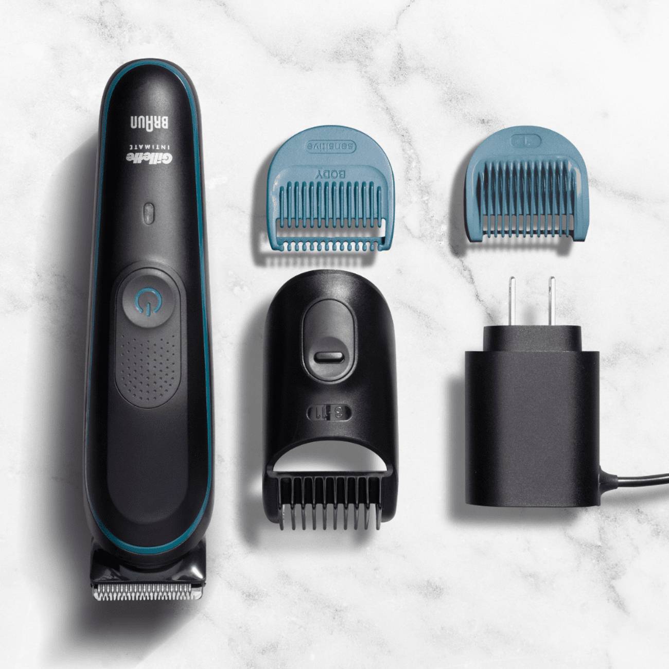 Gillette Intimate i5 - Präzisionstrimmer - schwarz/blau