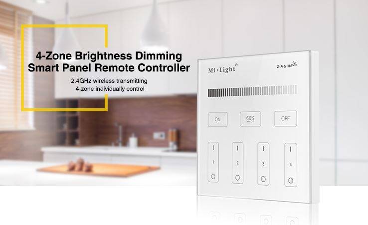 Synergy 21 Fernbedienung Smart Panel single color 4-Zonen*Milight/Miboxer* - Far