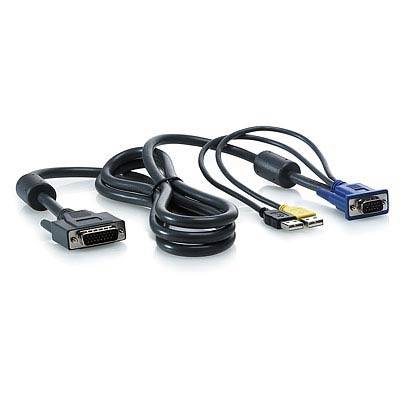 1x4 KVM Console 6ft USB Cable