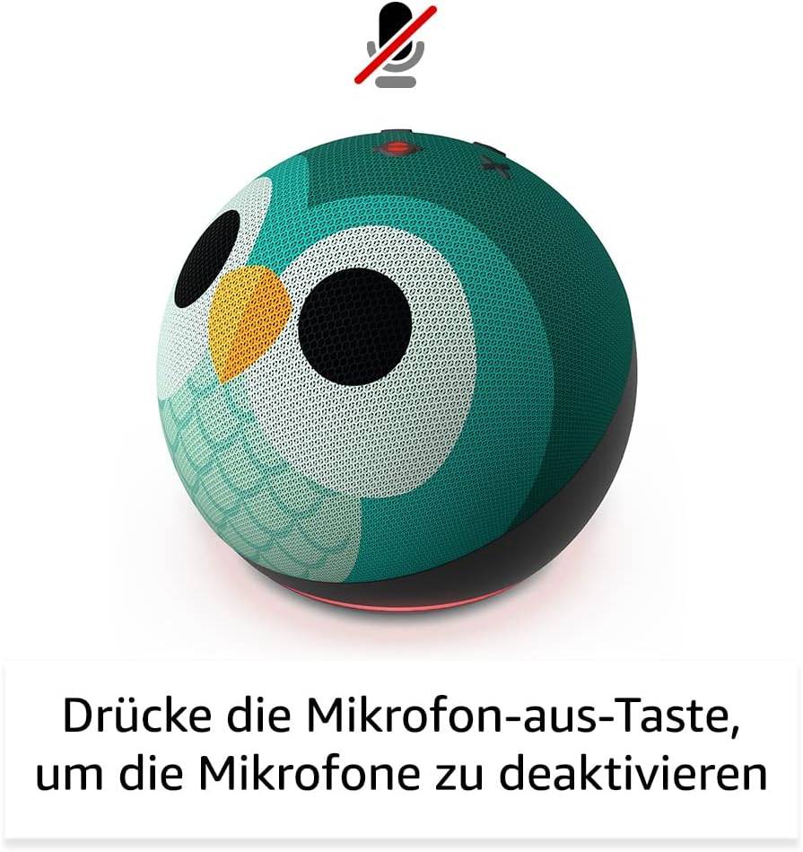 Amazon Echo Dot Kids 5. Gen. Eulen-Design Bluetooth