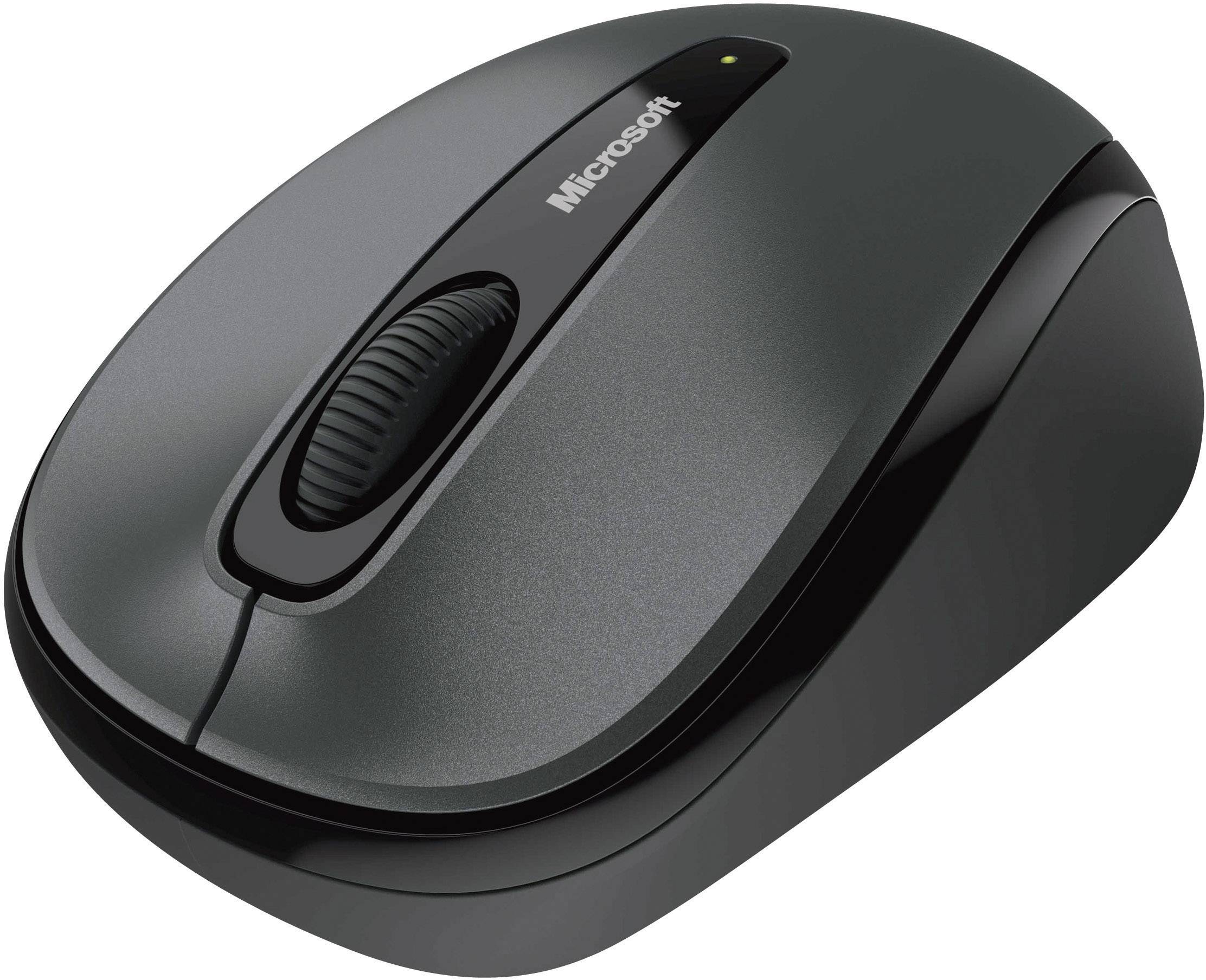 Microsoft Mobile Mouse 3500 Maus Funk BlueTrack Schwarz 3 Tasten 1000 dpi