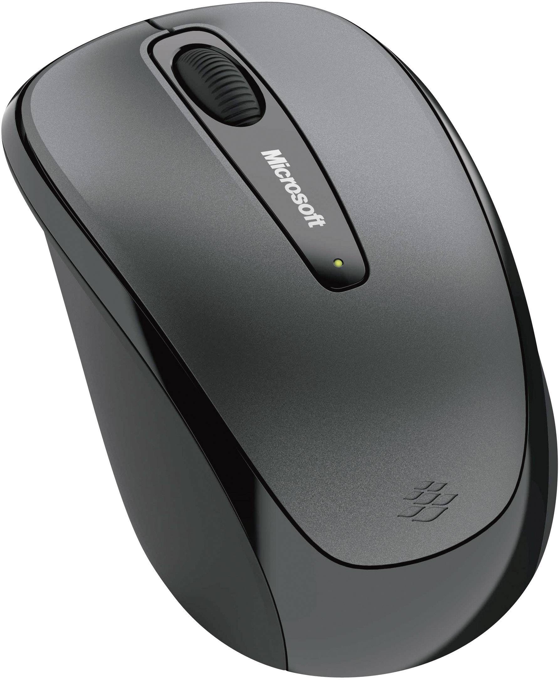 Microsoft Mobile Mouse 3500 Maus Funk BlueTrack Schwarz 3 Tasten 1000 dpi