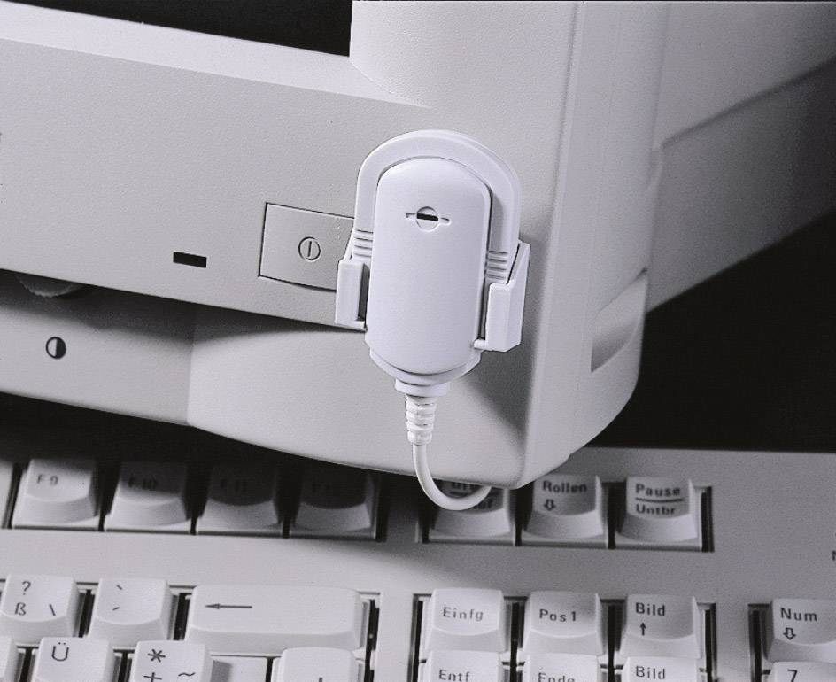 Hama CS 460 MikroClip PC-Mikrofon Weiß Kabelgebunden