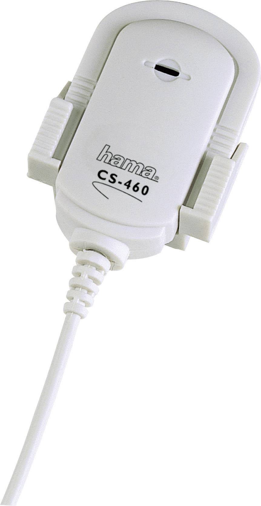 Hama CS 460 MikroClip PC-Mikrofon Weiß Kabelgebunden
