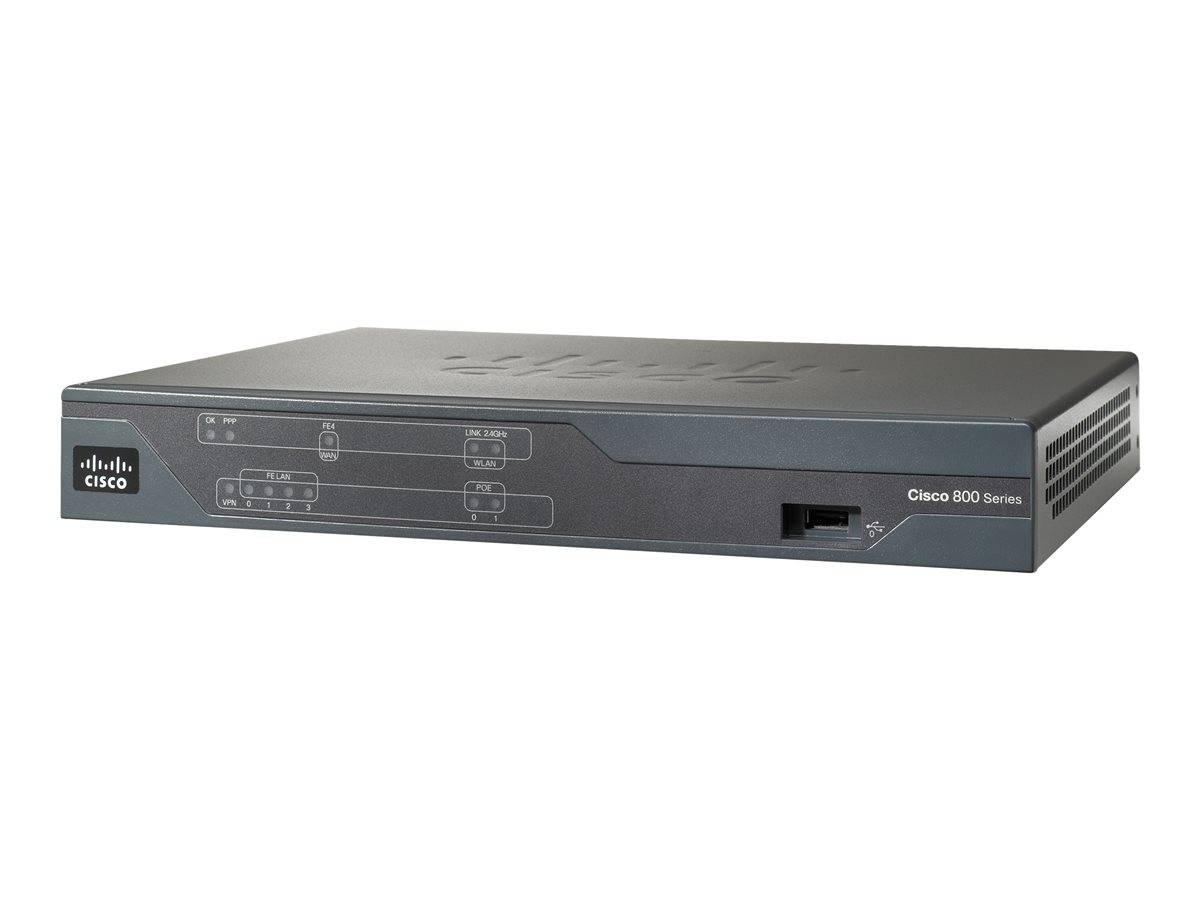 Cisco 881 Fast Ethernet Security - Router - WWAN