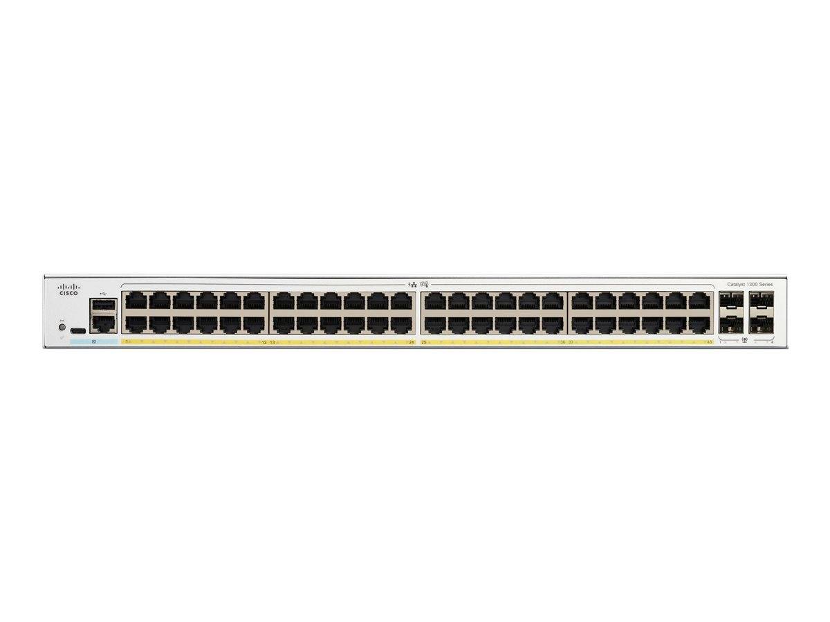 Cisco Catalyst 1300-48P-4G - Switch - L3 - managed - 48 x 10/100/1000 (PoE+)