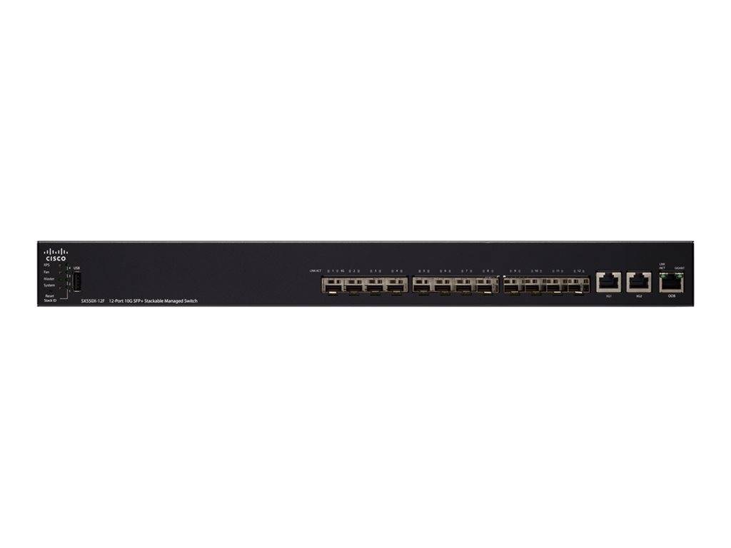 Cisco SX550X-12F-K9-UK Switch - 12 Anschlüsse - L3 - managed - stapelbar Netzwerkgerät