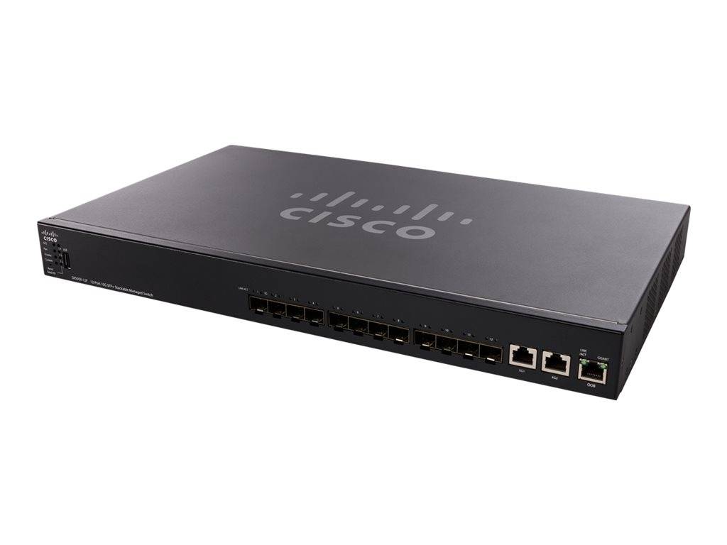 Cisco SX550X-12F-K9-UK Switch - 12 Anschlüsse - L3 - managed - stapelbar Netzwerkgerät