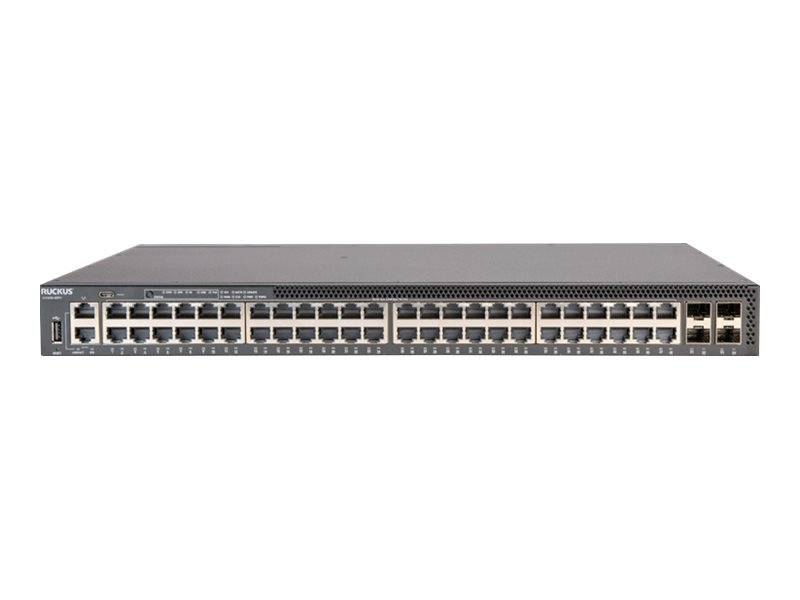 Ruckus Switch ICX8200-48ZP2-E2 PoE 2 PSU - Switch - 2,5 Gbps