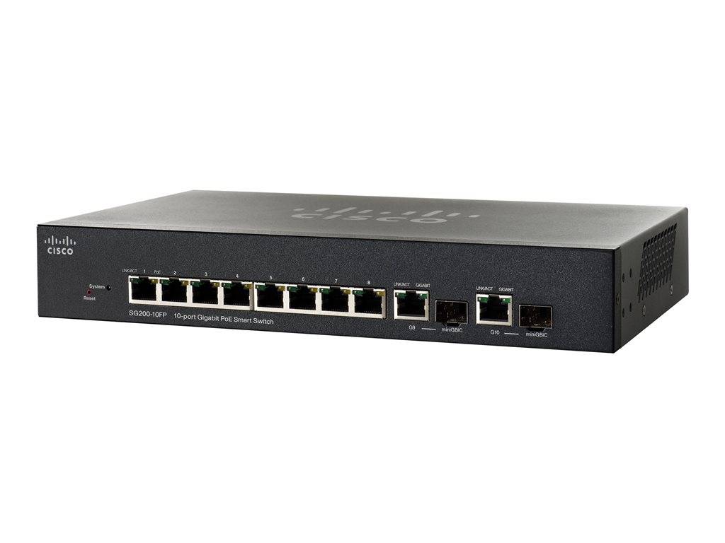 Cisco Systems SG200-10FP-EU Netzwerk Switch