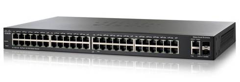 Cisco SLM248GT-UK Switch - 48 Anschlüsse - managed Netzwerkgerät Computertechnik/Netzwerktechnik/Netzwerk-Switches