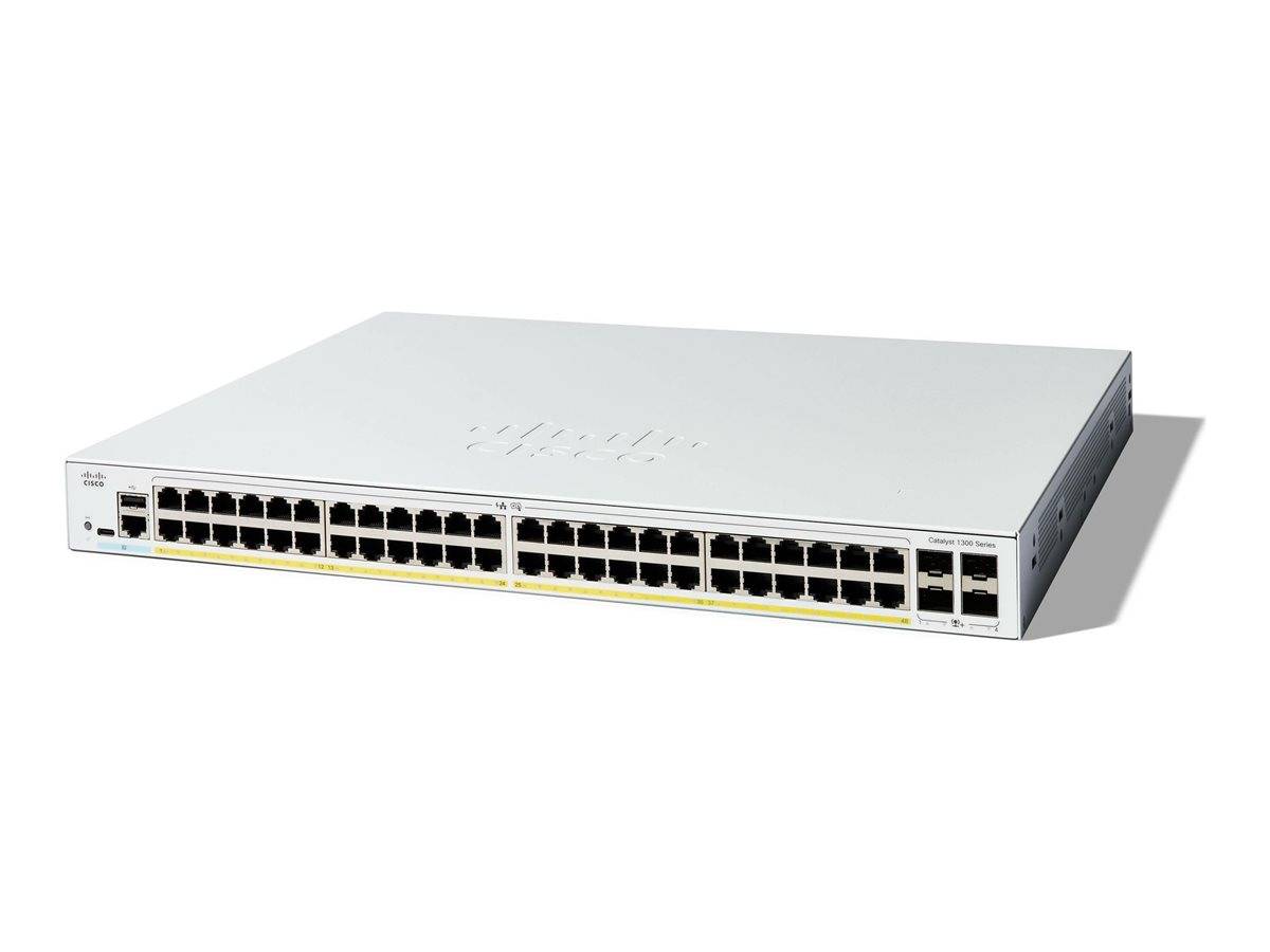 Cisco Catalyst 1300-48P-4X - Switch - L3 - managed - 48 x 10/100/1000 (PoE+)