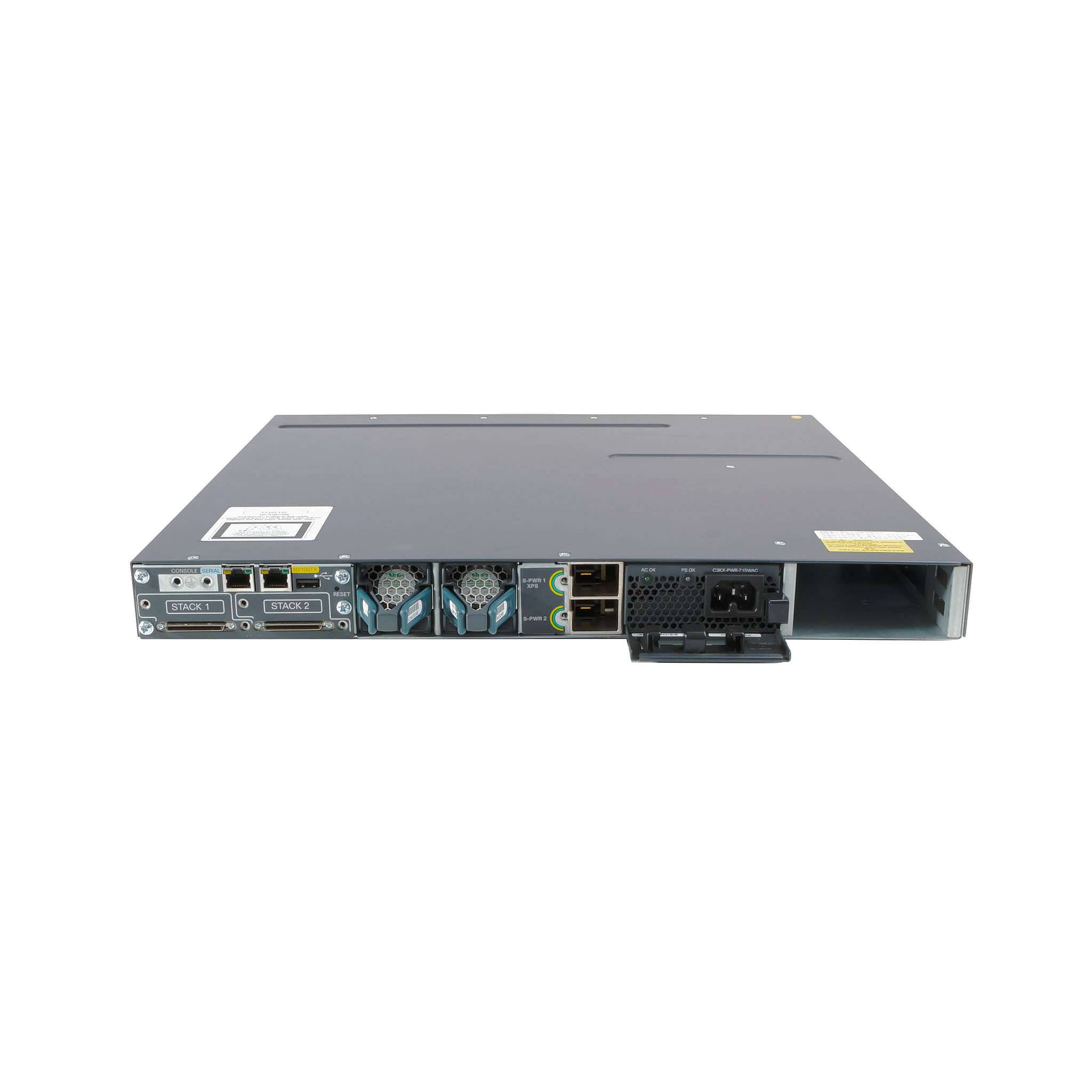 WS-C3750X-48P-L - Cisco Catalyst 3750X 48-Port Managed Switch with PoE