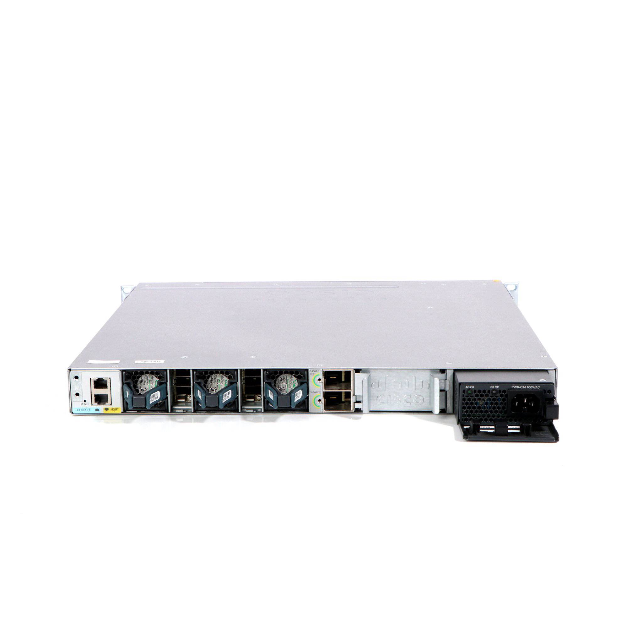 Cisco WS-C3850-48W-S Switch - 48 Anschlüsse - L3 - managed - stapelbar - mit 5 x Cisco Access Point Adder License