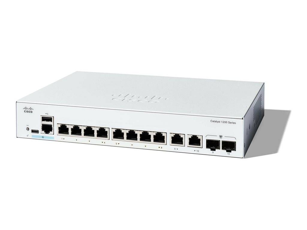 Cisco Catalyst 1200-8T-E-2G - Switch - Gigabit-Ethernet