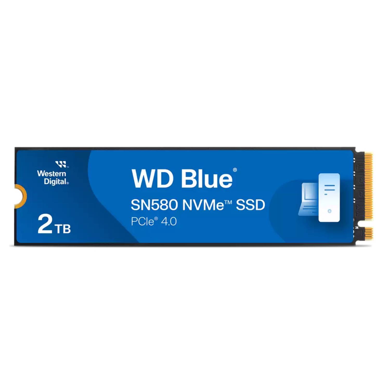 WD Blue SN580 - SSD - 2 TB - intern - M.2 2280 - PCIe 4.0 x4 (NVMe)