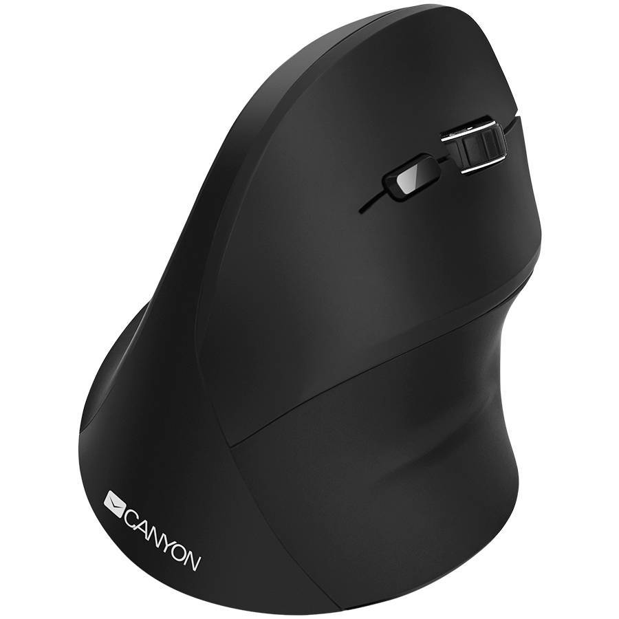 Canyon Wireless Mouse MW-16 Vertical/Optical/2.4 GHz black retail Eingabe /