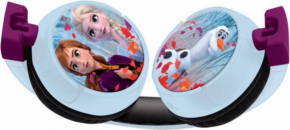 Lexibook Disney Frozen Elsa Anna Tradlos Hovedtelefoner Bla Lilla Hvid