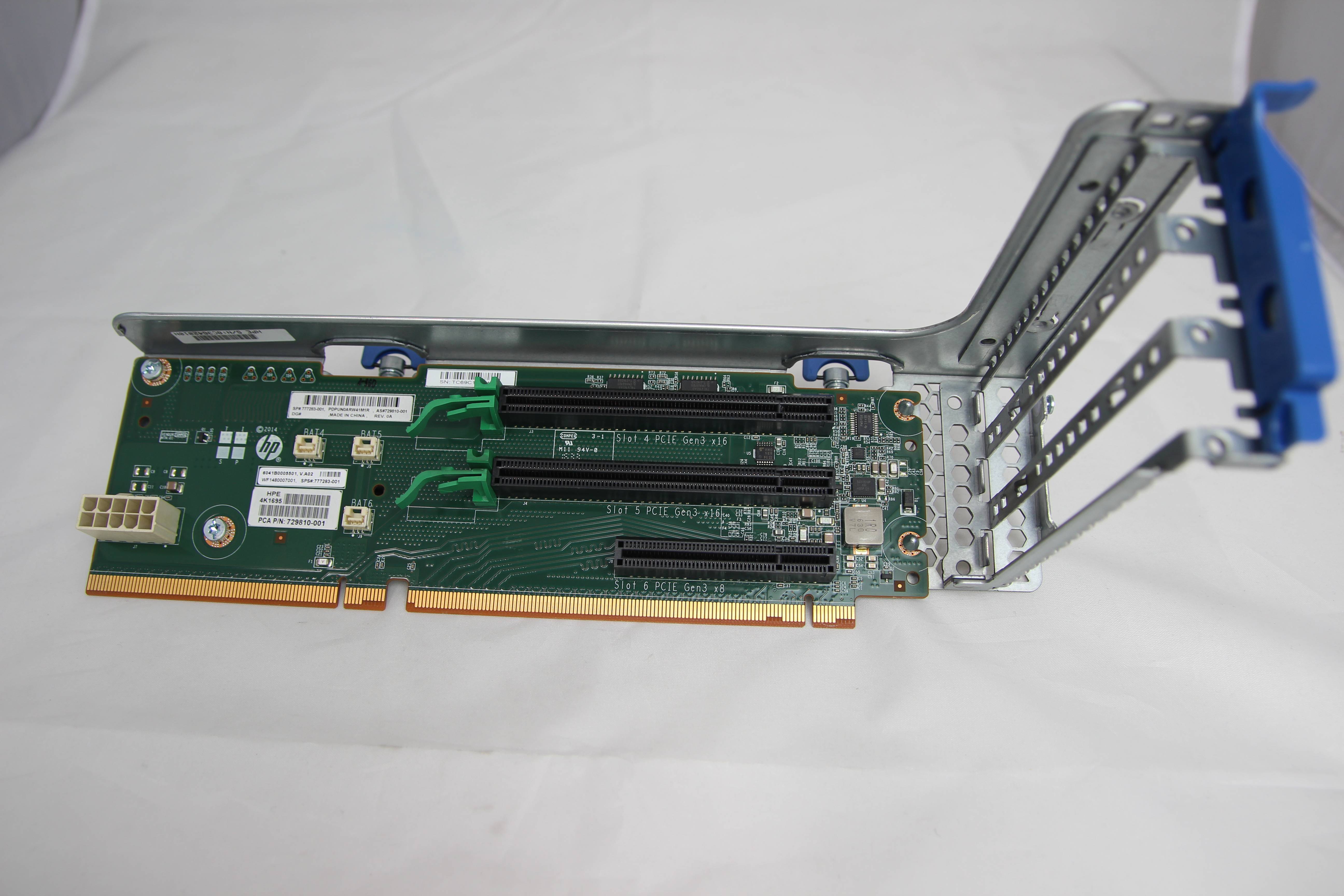 3-slot PCI riser cage