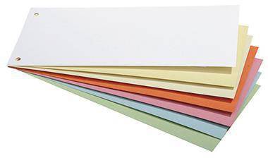Soennecken Trennstreifen oeco 1412 10,5x24cm weiß 100St.