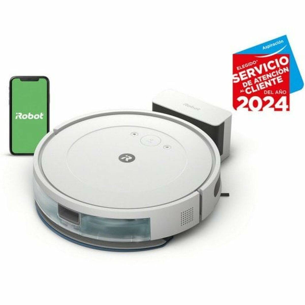 iRobot Combo Y0112 Saug-und Wischroboter Weiß App gesteuert, Sprachgesteuert, kompatibel mit Amazon Alexa, kompatibel mit Google Home