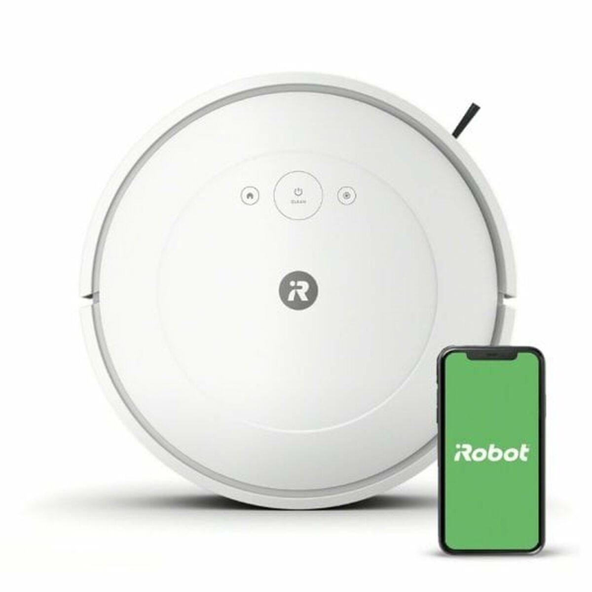 iRobot Combo Y0112 Saug-und Wischroboter Weiß App gesteuert, Sprachgesteuert, kompatibel mit Amazon Alexa, kompatibel mit Google Home