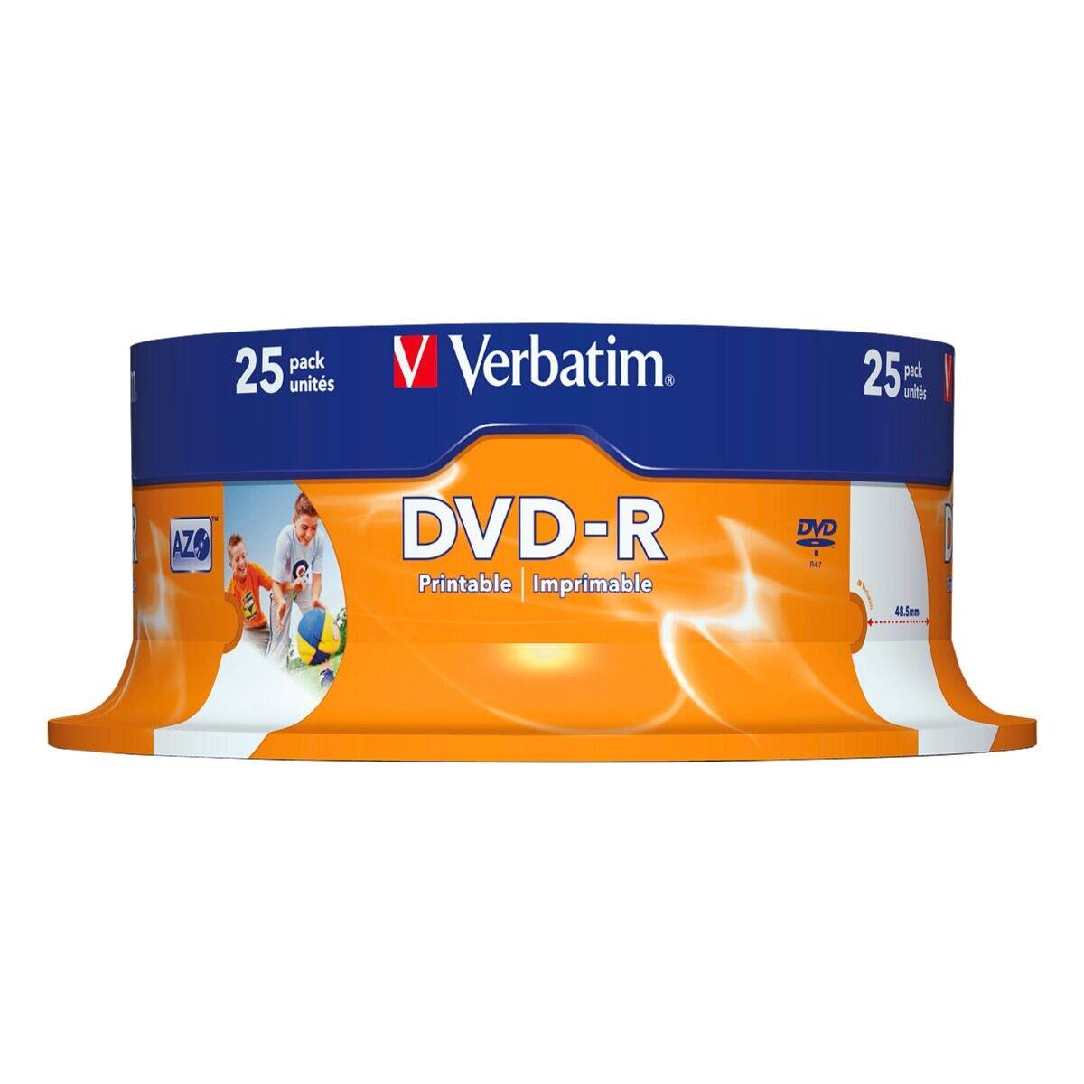 Verbatim 43522 DVD-R Rohling 4.7 GB 25 St. Spindel Antikratzbeschichtung