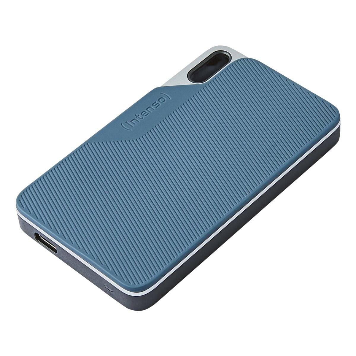 Intenso externe SSD TX100, USB 3.2, 1 TB, grau-blau