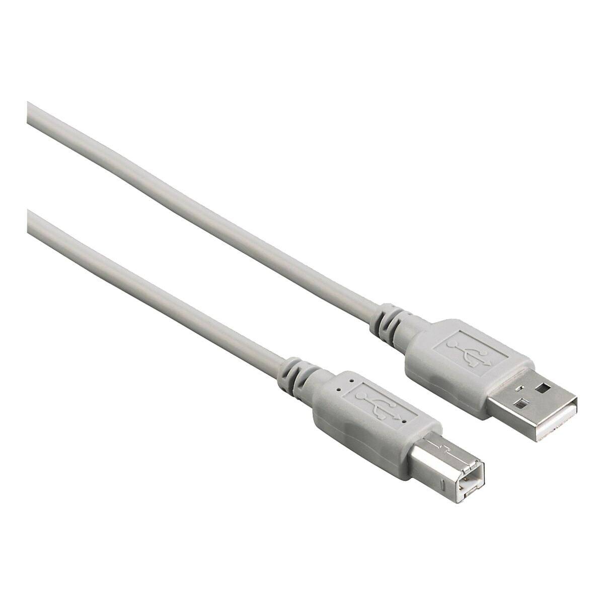 hama 00200900 USB-Kabel, USB 2.0, 1,50 m
