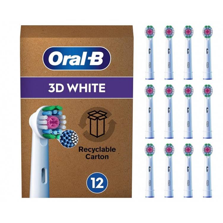 Oral-B Zahnbürstenkopf 3D White 12 StückOral-B Zahnbürstenkopf 3D White 12