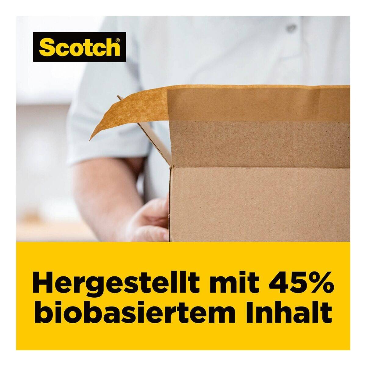 Scotch Papierklebeband »Box Lock« 48 mm x 22,8 m braun