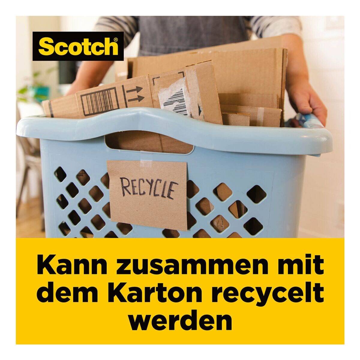 Scotch Papierklebeband »Box Lock« 48 mm x 22,8 m braun