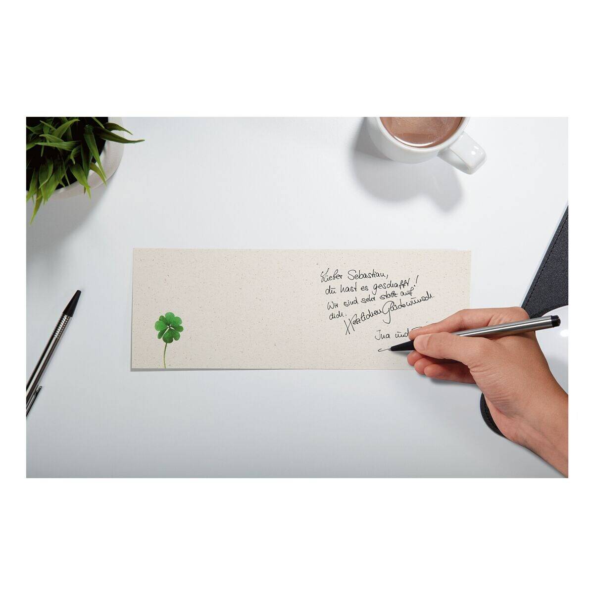 Sigel 10 Glückwunsch-Karten A6 »Luck«