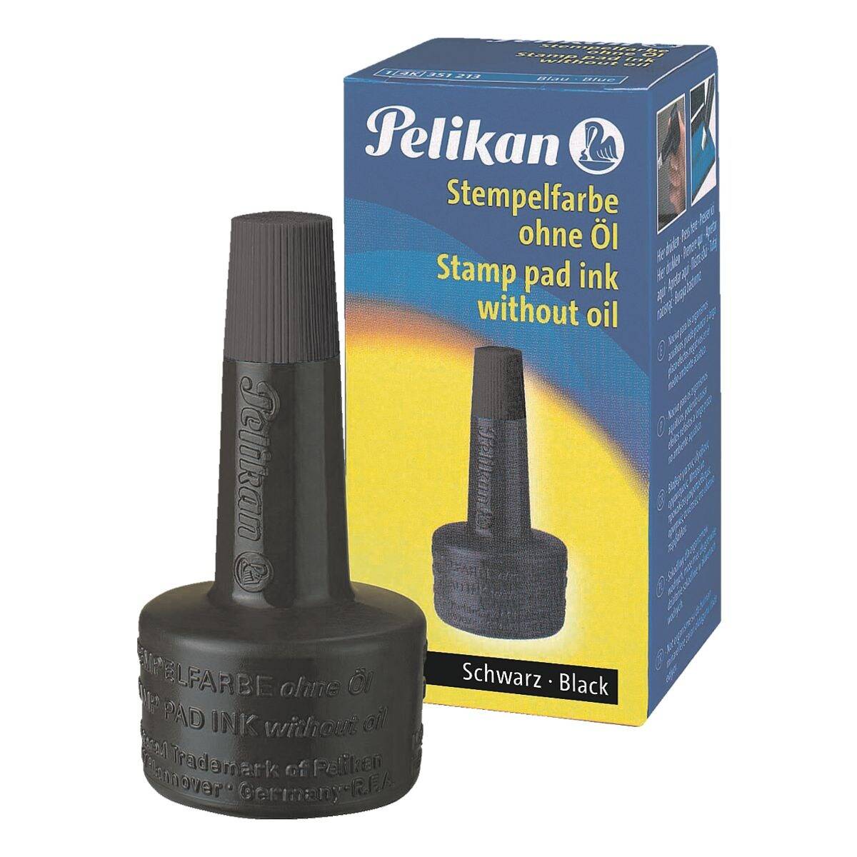 Pelikan Stempelfarbe 4K Schwarz 28 ml