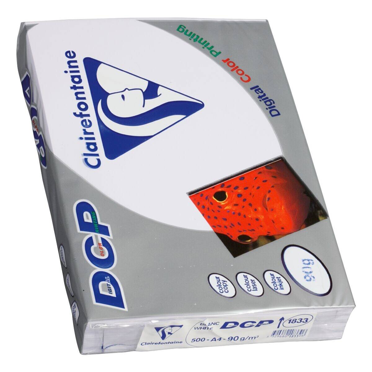 Kopierpapier Clairefontaine DCP A4 90g/qm weiß VE=500 Blatt