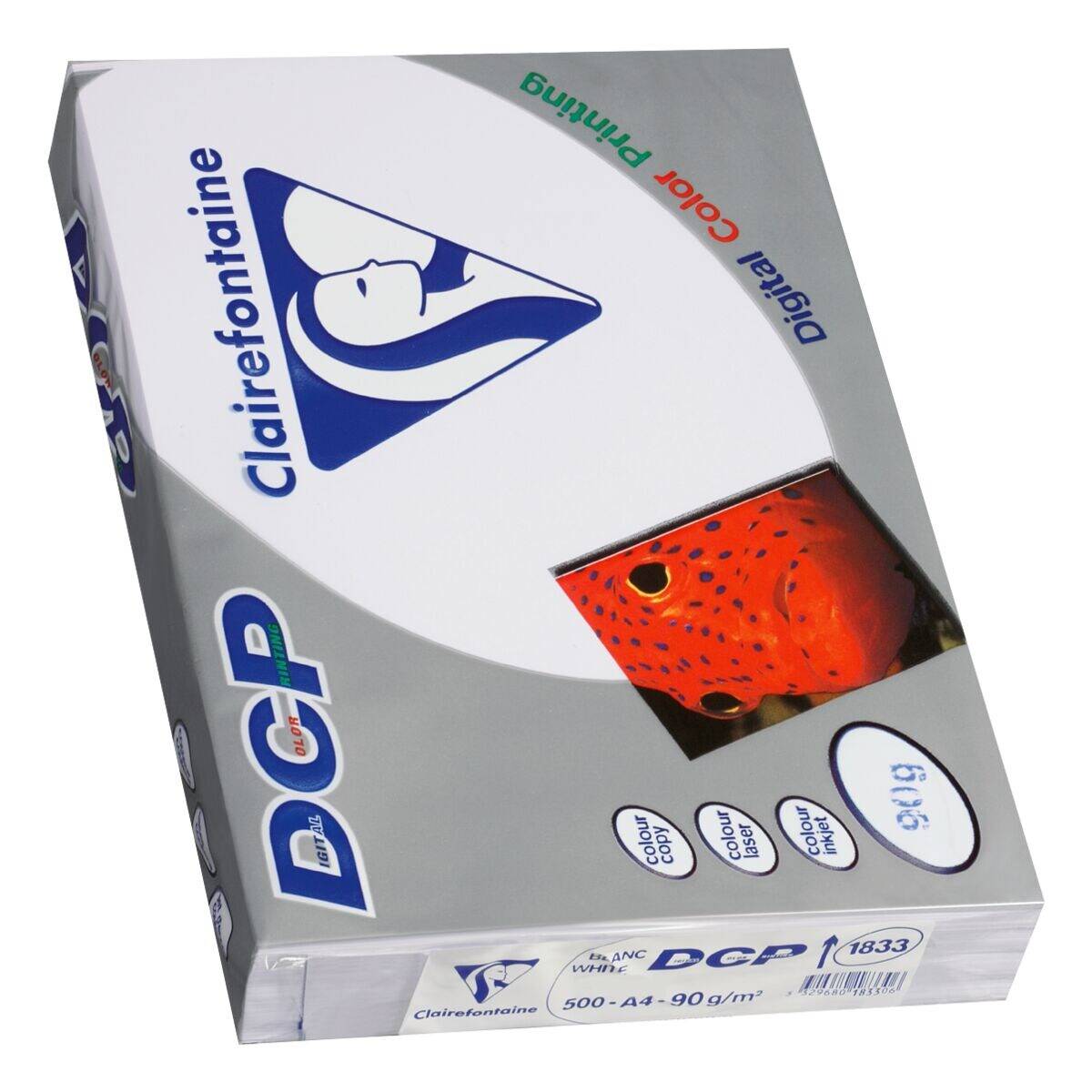 Kopierpapier Clairefontaine DCP A4 90g/qm weiß VE=500 Blatt