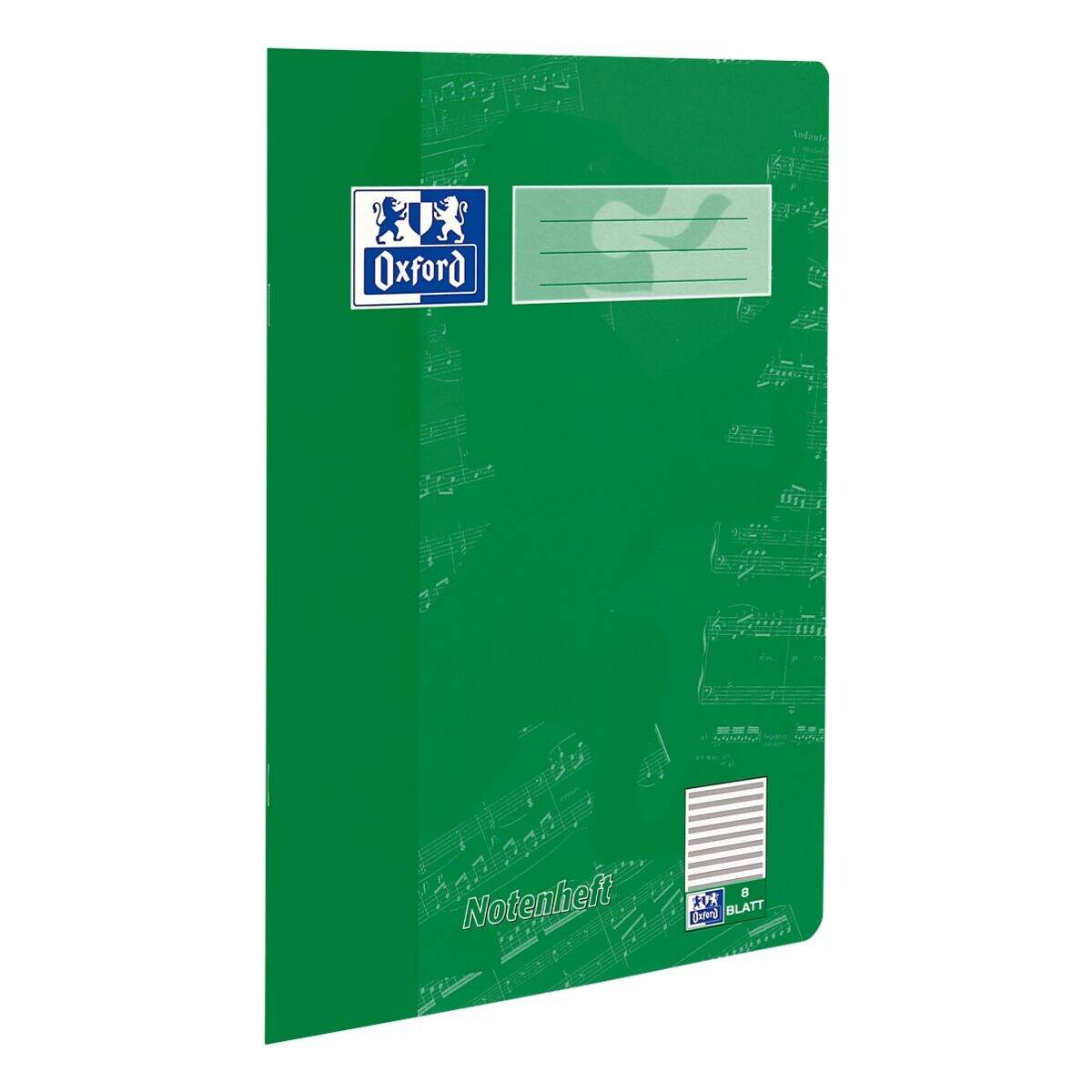 Oxford Notenheft, DIN A4, 8 Blatt, ohne Hilfslinien (5401248)