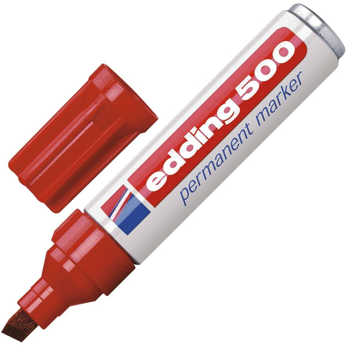 Edding edding 500 4-500002 Permanentmarker Rot wasserfest: Ja