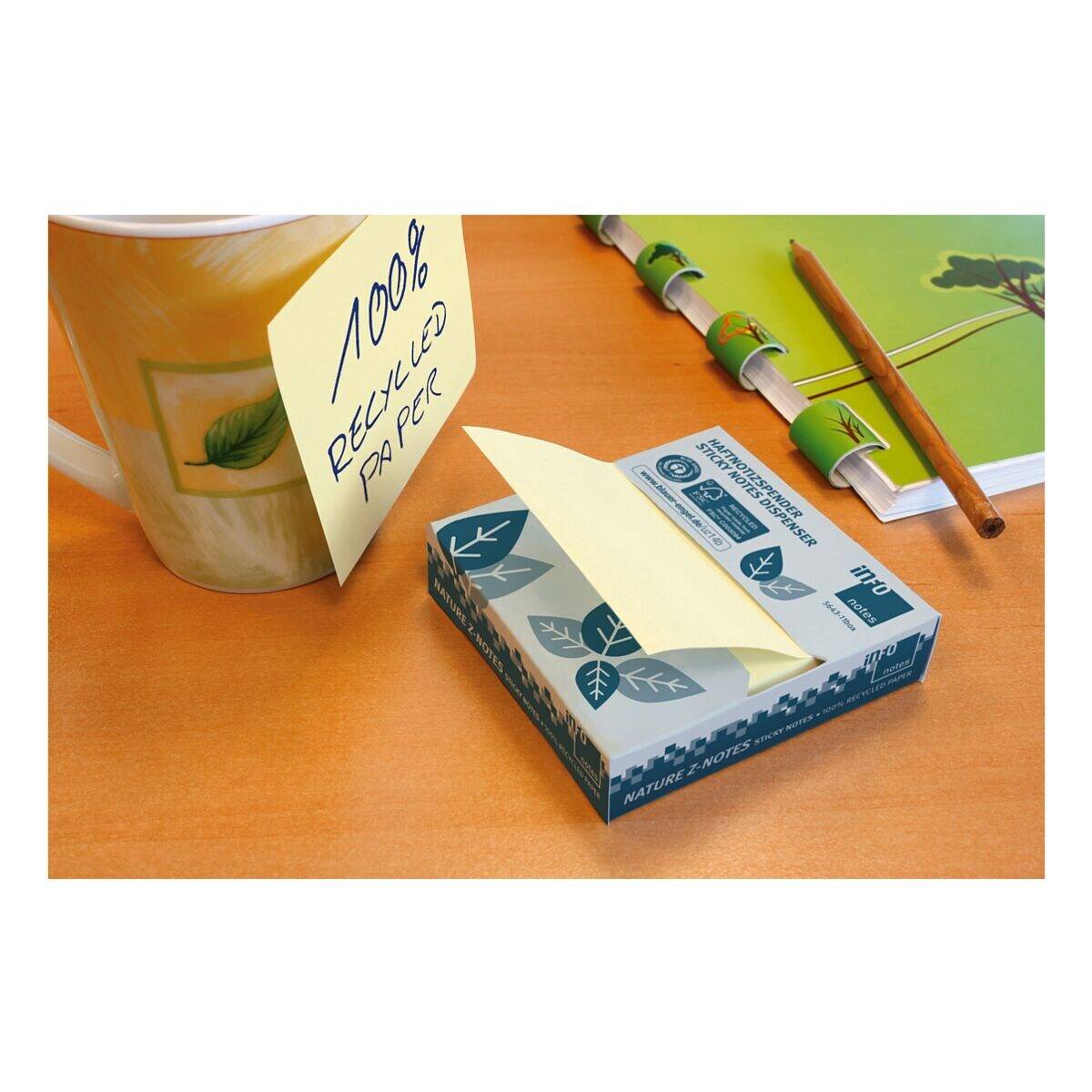 inFO Haftnotizen 7,5 x 7,5 cm 5643-11BOX