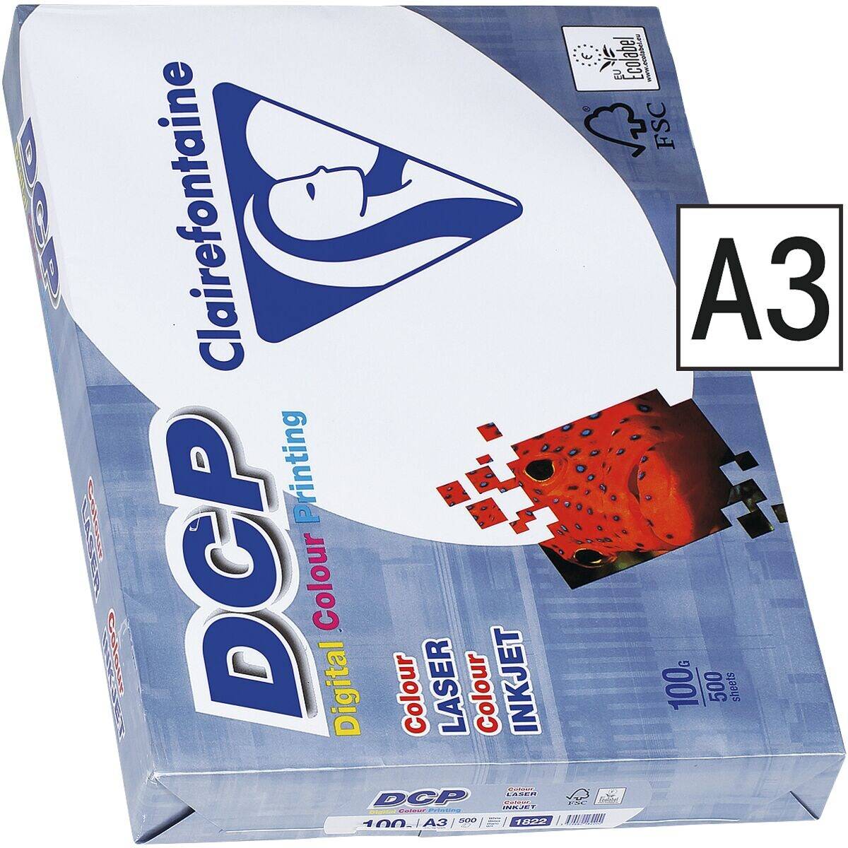 Laser-/Inkjetpapier DCP A3 weiß 100g/qm VE=500 Blatt