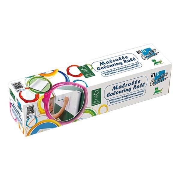 info Blanko Malrolle selbstklebend wieder ablösbar