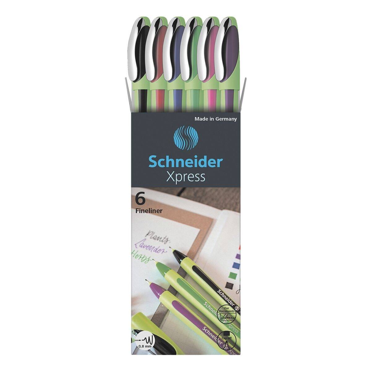 Schneider X-Press Fineliner 0.8 mm Mehrfarbig