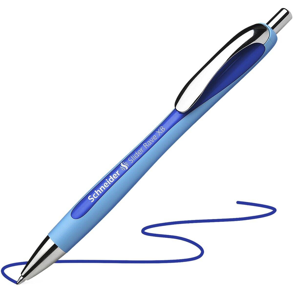 Kugelschreiber Slider Rave 132574 blau 3+1Memo