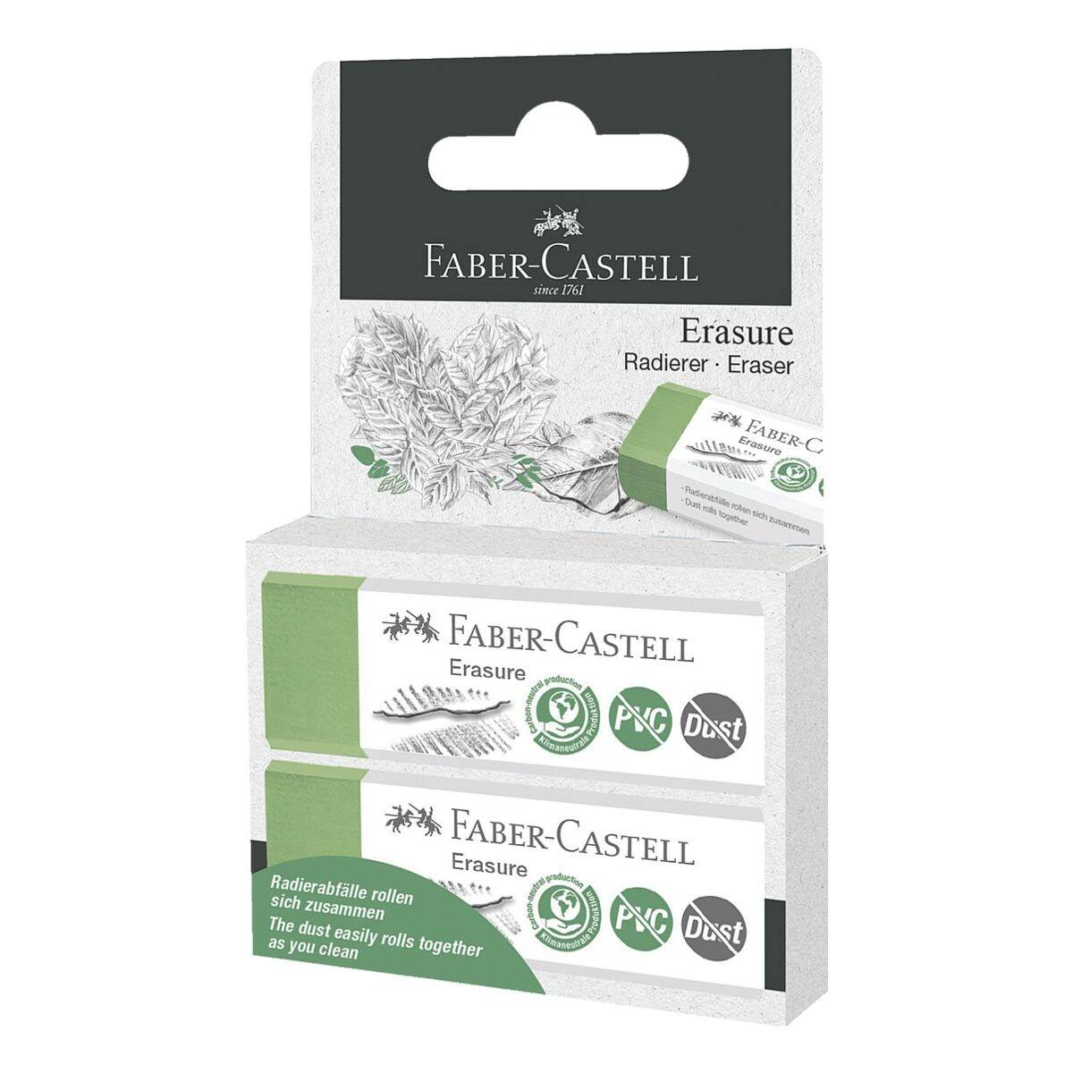 FABER-CASTELL Radiergummis grün 187251