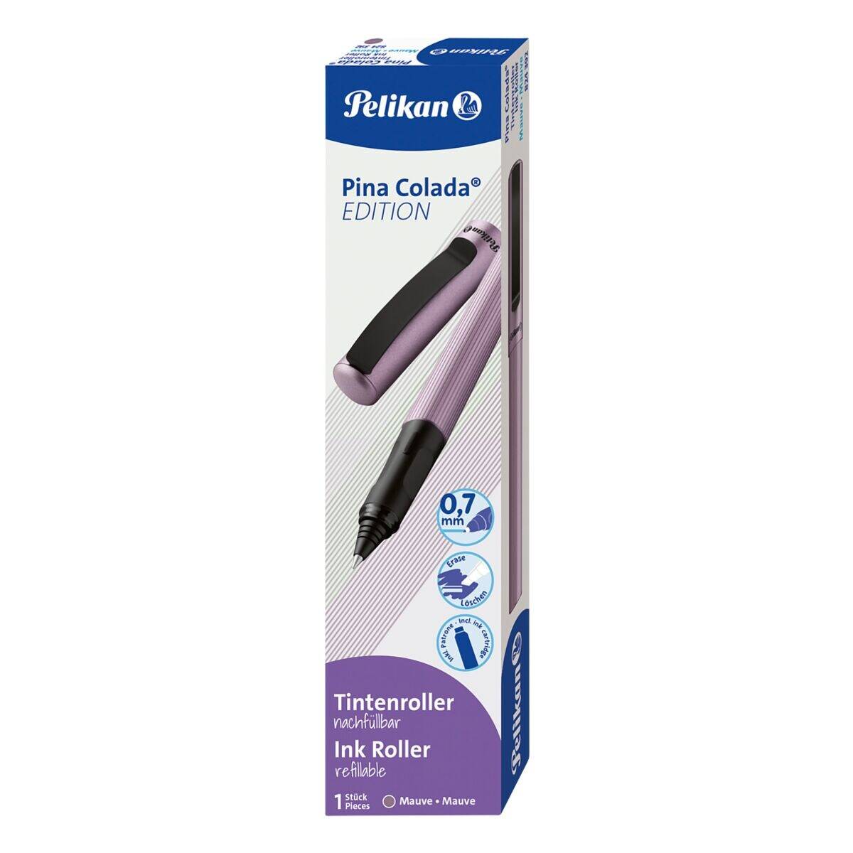 Pelikan Pina Colada Edition, Stick Pen, Malve, Blau, 0,7 mm, Fein, Beidhändig